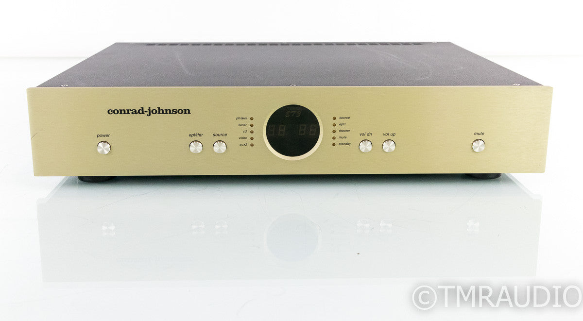 Conrad Johnson ET3SE Stereo Tube Preamplifier; ET3-SE; Remote