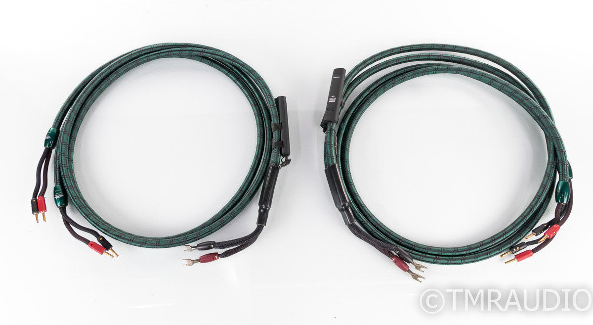 Audioquest Pikes Peak Shotgun Bi-Wire Speaker Cables; 8ft Pair; 72v DBS