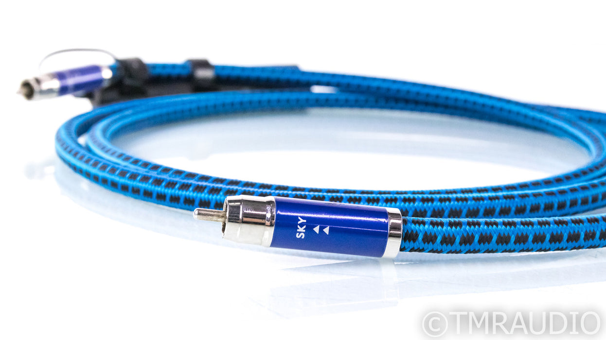 Audioquest Sky RCA Cables; 2m Pair Interconnects; 72v DBS