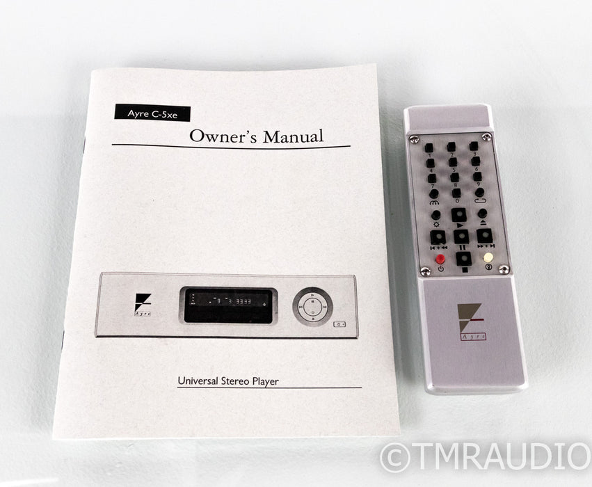 Ayre C-5xeMP CD / SACD Player; Transport; Remote; C5XEMP