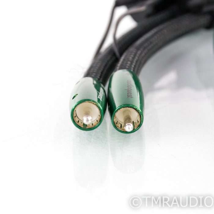 AudioQuest Earth RCA Cables; 1m Pair Interconnects; 72v DBS