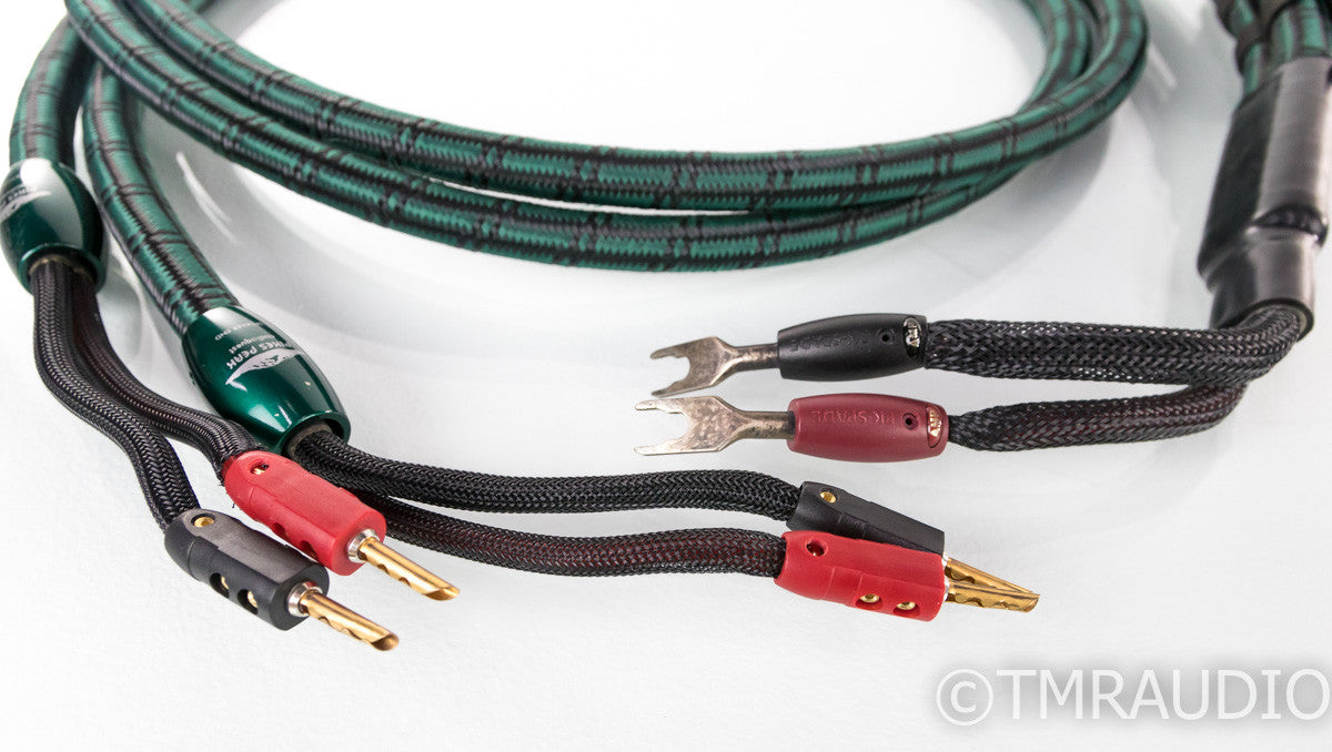 Audioquest Pikes Peak Shotgun Bi-Wire Speaker Cables; 8ft Pair; 72v DBS