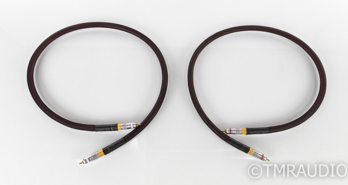 Harmonic Technologies Truth Link Silver RCA Cables; 1m Pair Interconnects; TruthLink