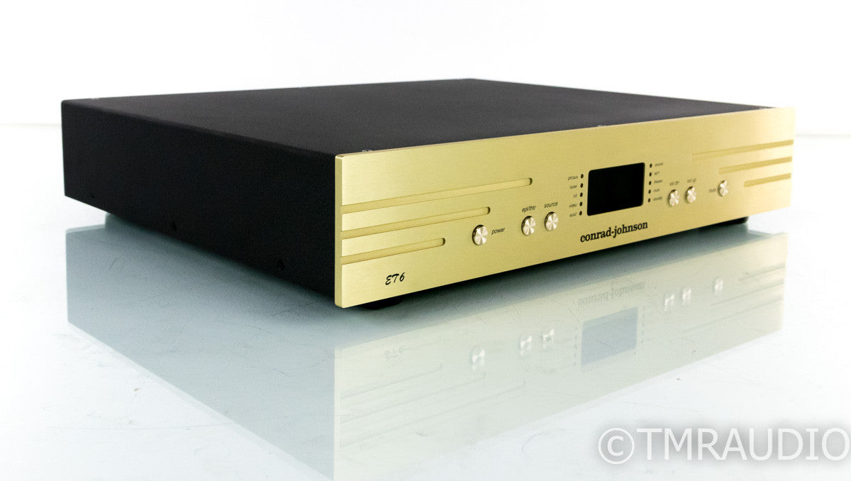 Conrad Johnson ET6SEPH Stereo Tube Preamplifier; ET6-SE PH; Remote; MM Phono