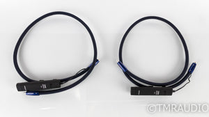 AudioQuest Water RCA Cables; 1m Pair Interconnects; 72v DBS