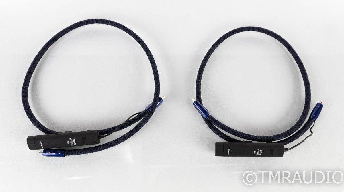 AudioQuest Water RCA Cables; 1m Pair Interconnects; 72v DBS