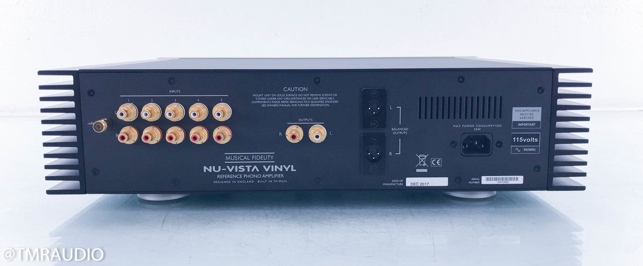 Musical Fidelity Nu-Vista Vinyl Tube Phono Preamplifier