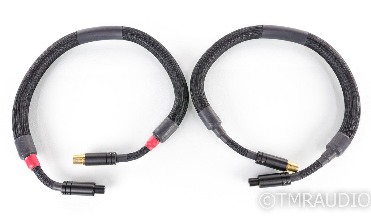 Cable Research Lab Silver Series XLR Cables; 1m Pair Balanced Interconnects; CRL