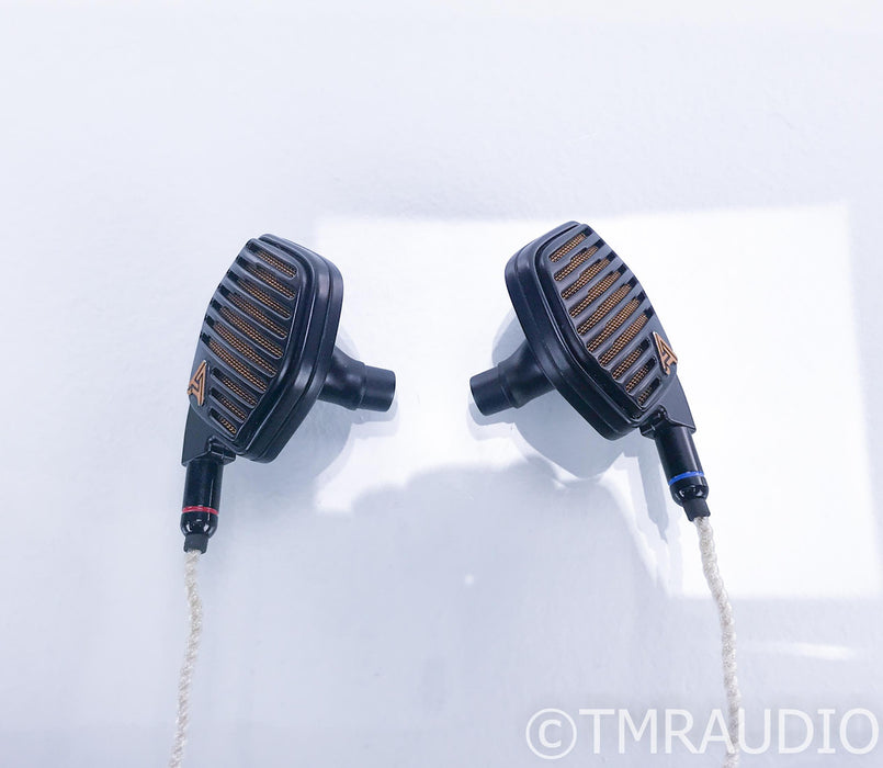 Audeze LCD i4 Planar Magnetic In-Ear Monitors; Black / Gold w/ Case
