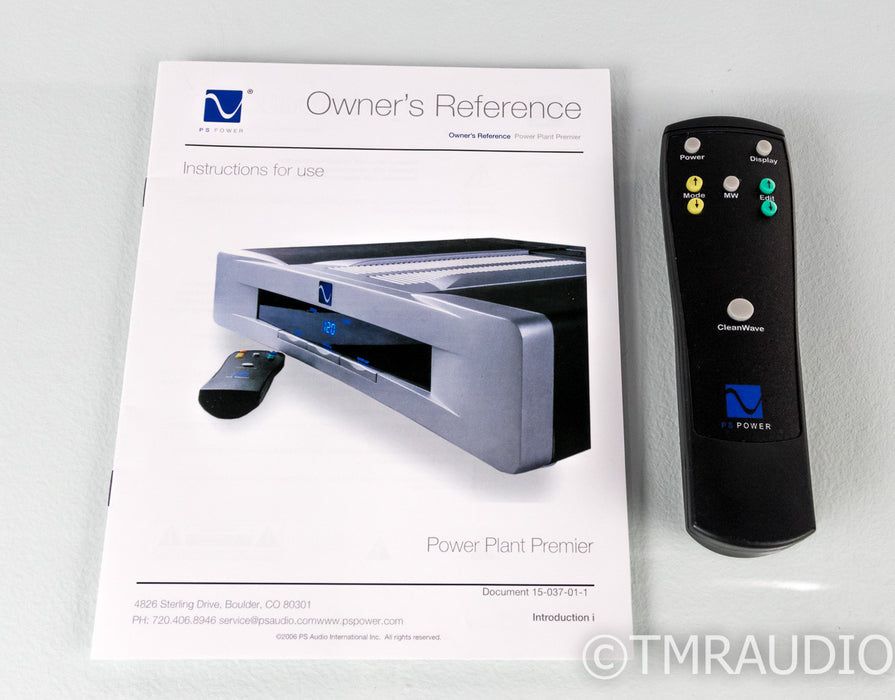 PS Audio Power Plant Premier Power Conditioner; AC Regenerator; PPP; Remote