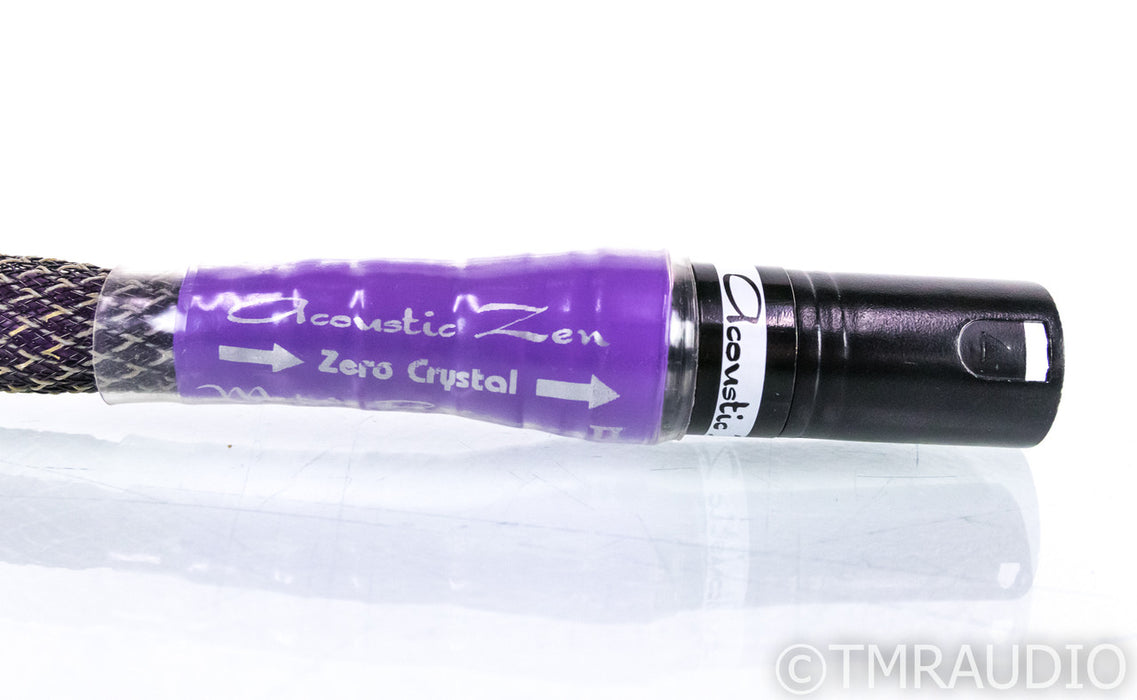Acoustic Zen Matrix Reference II XLR Cables; .5m Pair Balanced Interconnects
