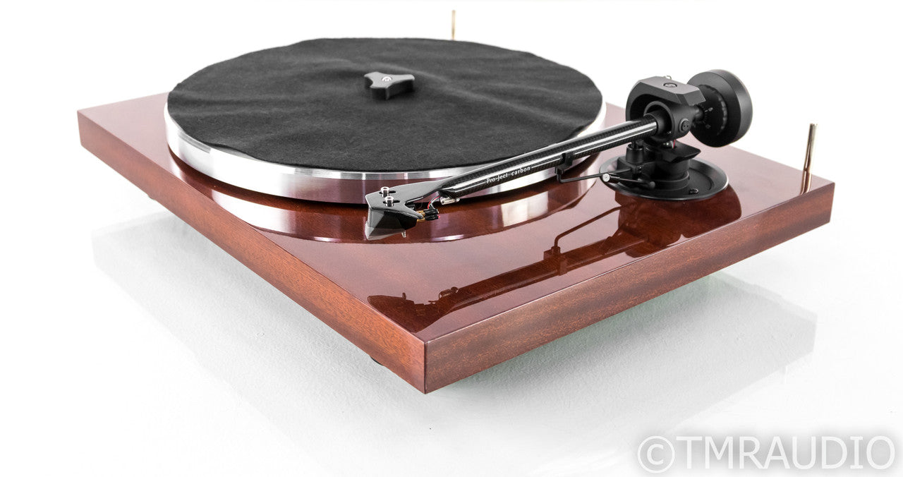 Pro-Ject 1Xpression Carbon Classic Turntable; Mahogany; 2M Silver