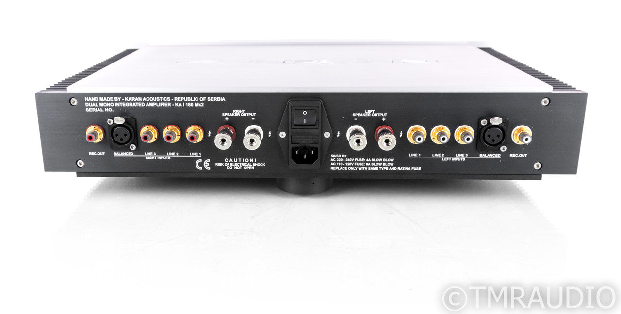 Karan Acoustics KA I 180 Mk2 Stereo Integrated Amplifier; KAI-180; Remote