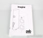 PSB Imagine S Surround / Satellite Speakers; Black Ash Pair (1/0)
