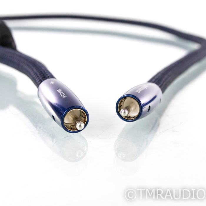 AudioQuest Water RCA Cables; 1m Pair Interconnects; 72v DBS