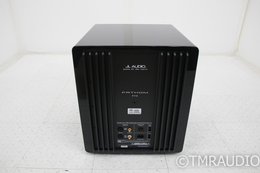 JL Audio Fathom f113 13.5" Powered Subwoofer; Gloss Black