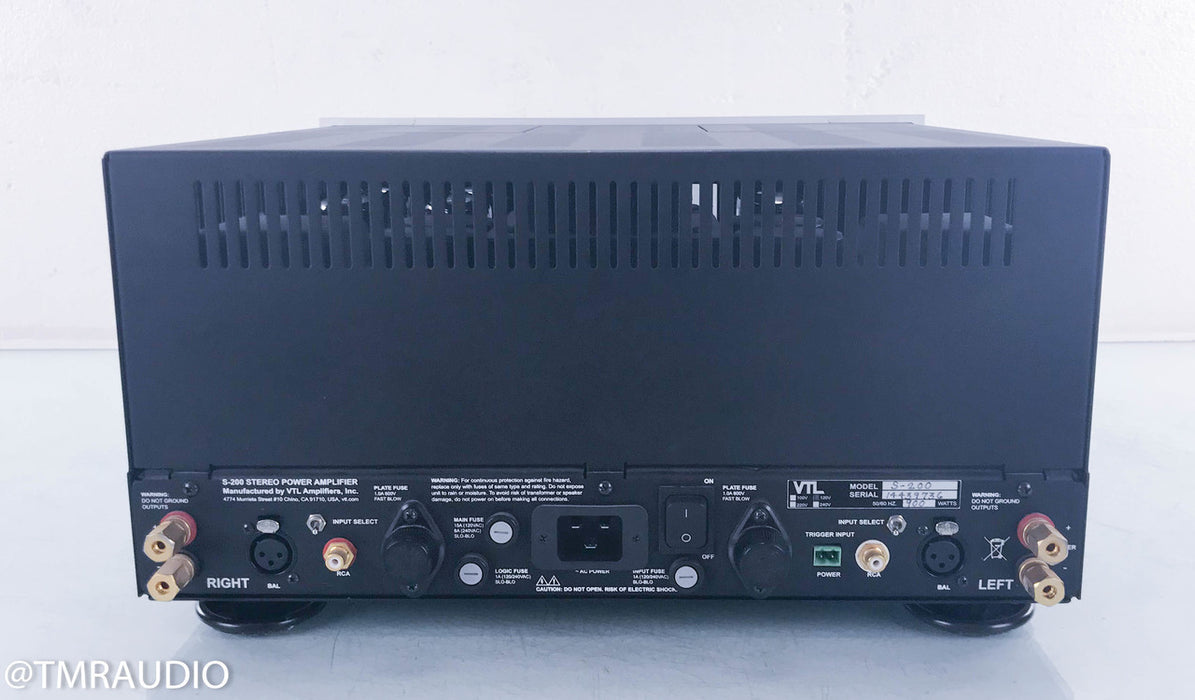 VTL S-200 Signature Stereo Tube Power Amplifier