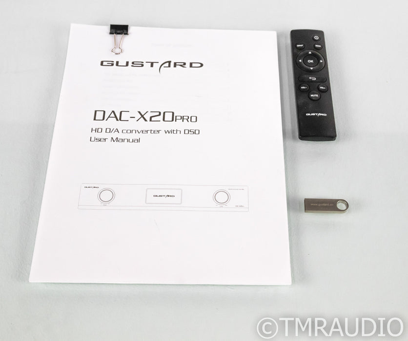 Gustard DAC-X20Pro S/PDIF DAC; D/A Converter; Remote