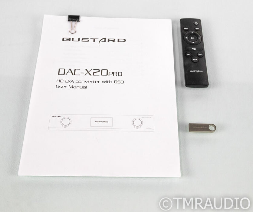 Gustard DAC-X20Pro S/PDIF DAC; D/A Converter; Remote