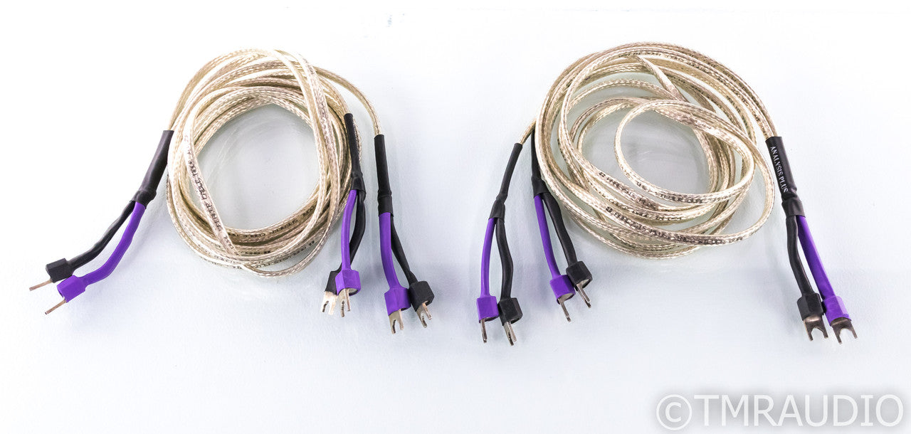 Analysis Plus Silver Oval Bi-Wire Speaker Cables; 7ft Pair