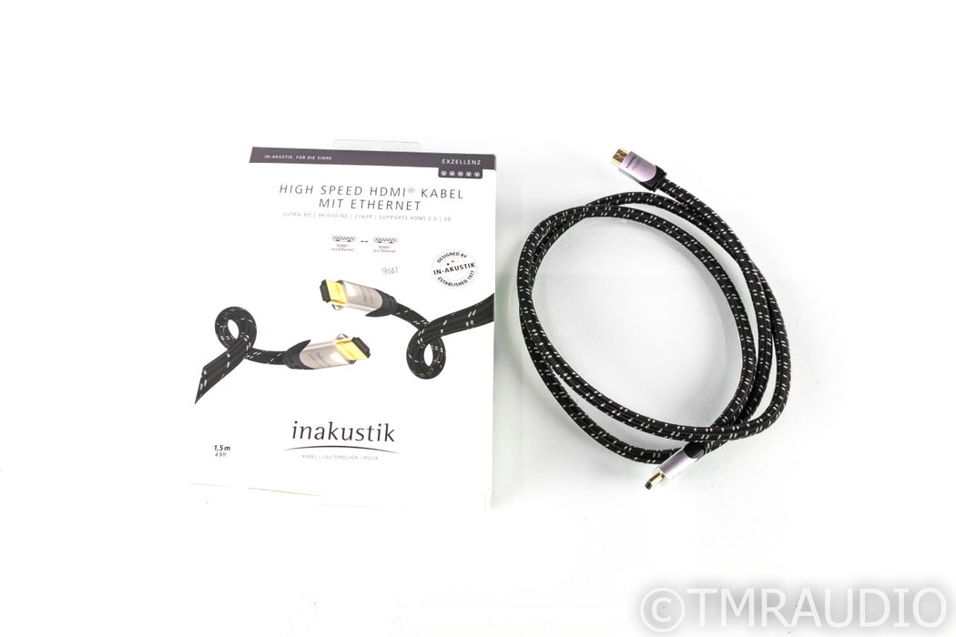 In-akustik Exzellenz II High Speed HDMI Cable; Single 1.5m Interconnect; Ethernet