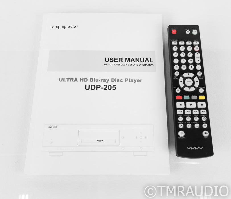 Oppo UDP-205 Universal 4K Blu-Ray Player; BDP205; UHD