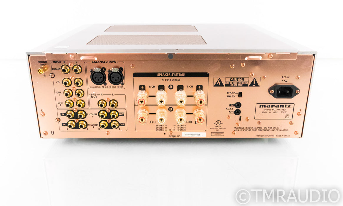 Marantz PM-11S2 Stereo Integrated Amplifier; PM11S2; Remote; MM/MC Phono