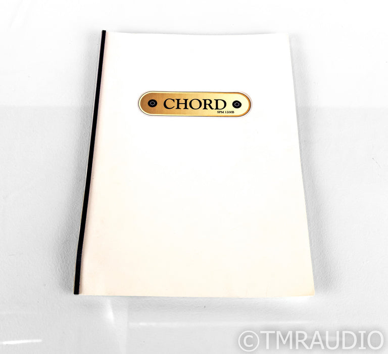 Chord SPM 1200B Stereo Power Amplifier; SPM1200-B