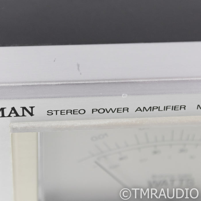 Luxman M-02 Vintage Stereo Power Amplifier; M02; 110V