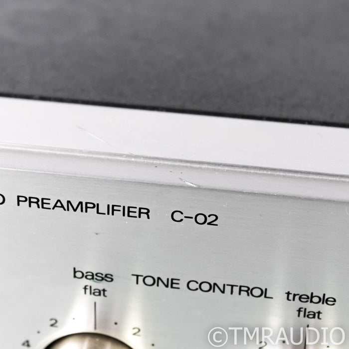 Luxman C-02 Vintage Stereo Preamplifier; C02; MM / MC Phono