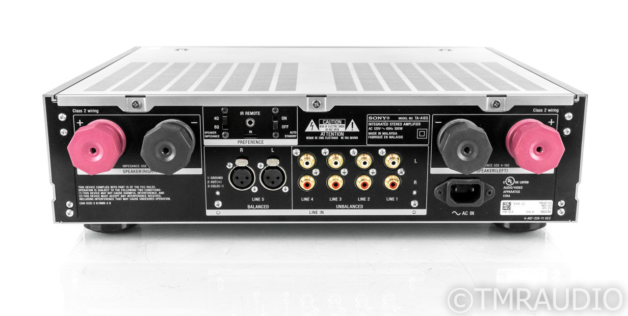 Sony TA-A1ES Stereo Integrated Amplifier; TAA1ES; Remote