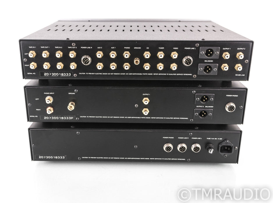 Melos MA-333 Plus Tube Line and Phono Preamplifiers