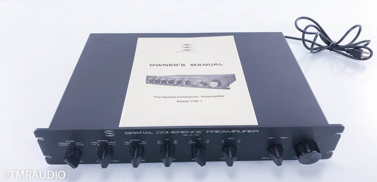 Spatial Coherence TVA-1 Vintage Stereo Preamplifier