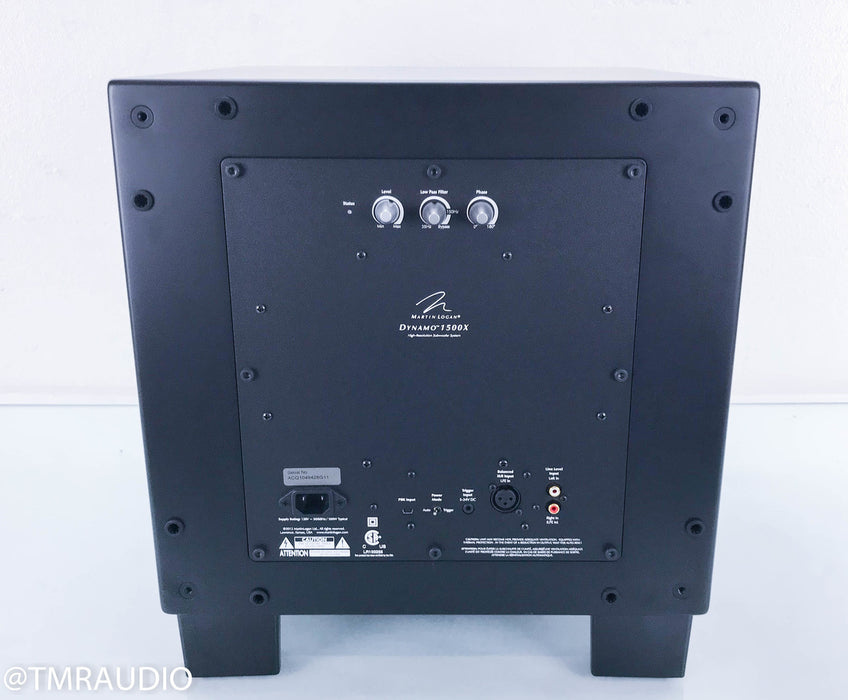 Martin Logan Dynamo 1500X 15" Powered Subwoofer