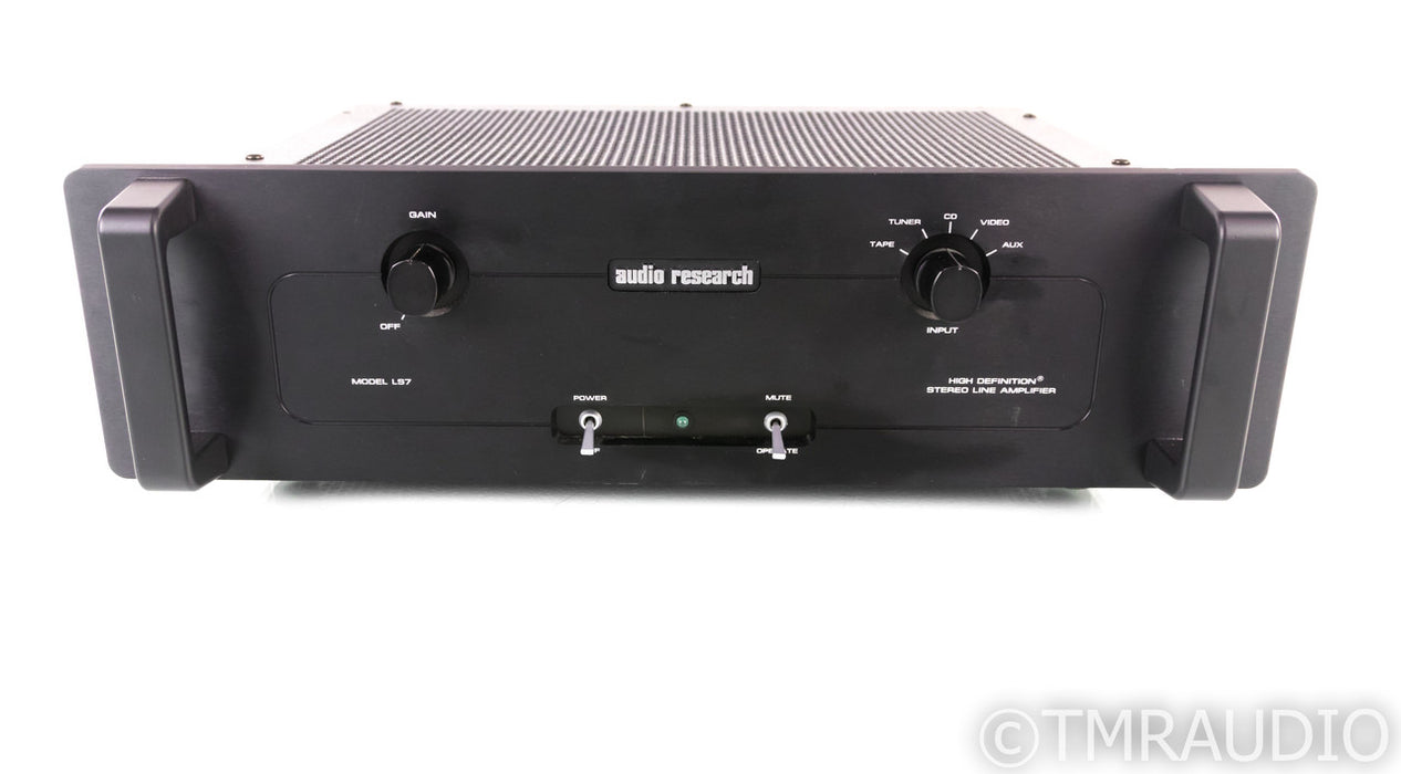 Audio Research LS7 Stereo Tube Preamplifier; LS-7; Black