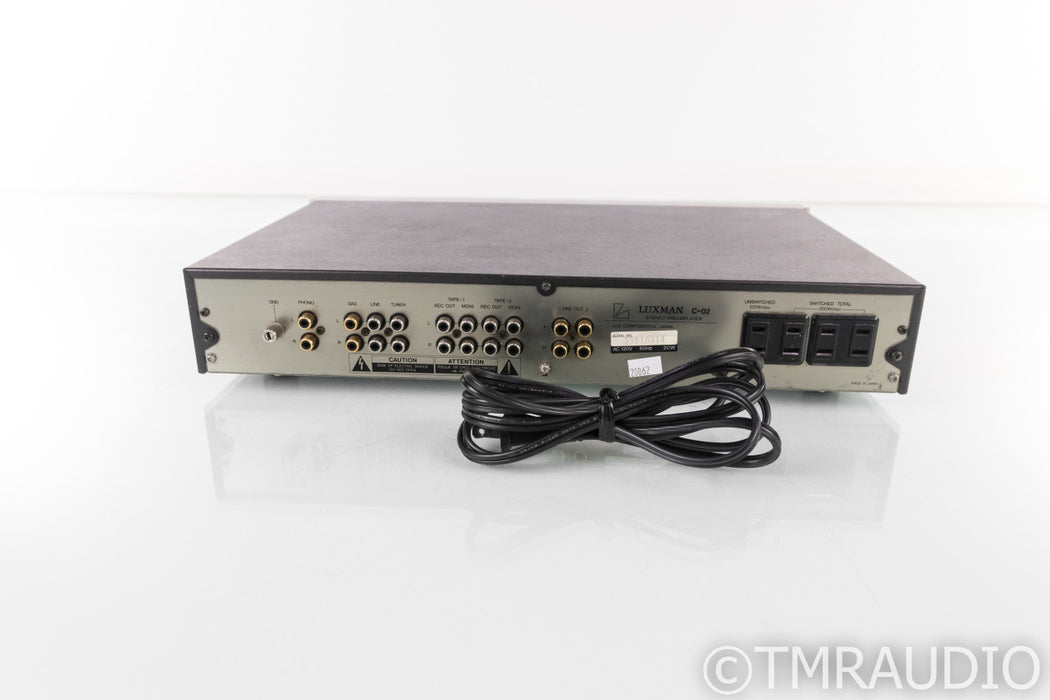 Luxman C-02 Vintage Stereo Preamplifier; C02; MM / MC Phono