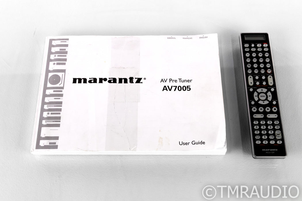 Marantz AV7005 7.1 Channel Home Theater Processor; Remote; MM Phono