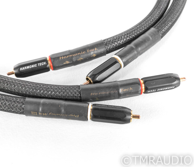 Harmonic Technology Pro Silway III RCA Cables; 1m Pair Interconnects