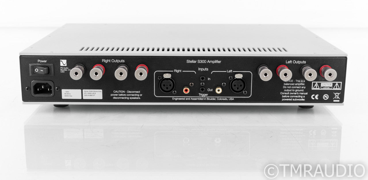 PS Audio Stellar S300 Stereo Power Amplifier; S-300 (USED)