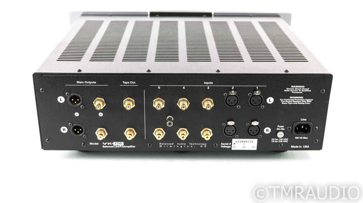 BAT VK-32 SE Stereo Tube Preamplifier; VK32SE; Low Tube Hours (No Remote)