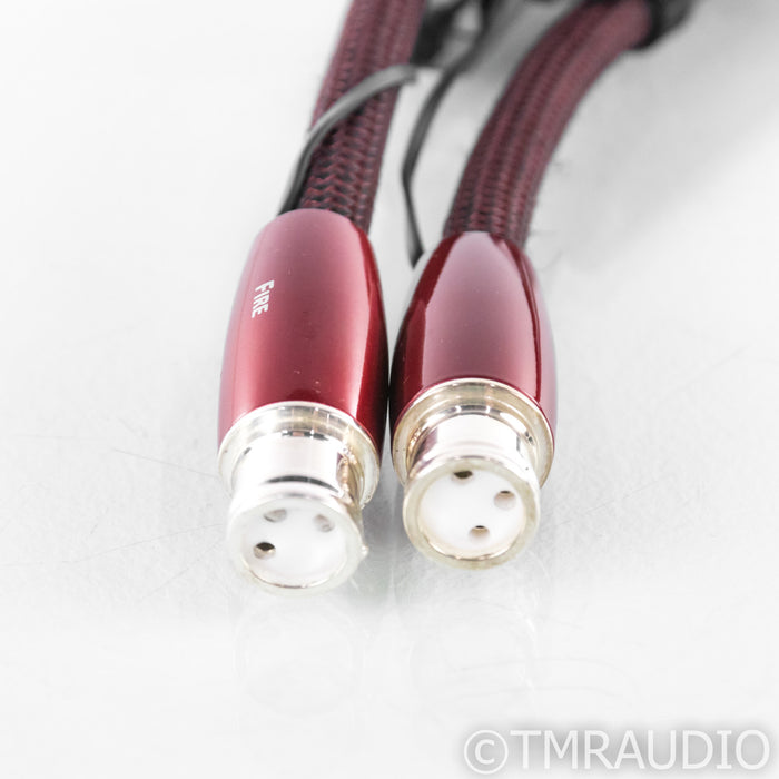 AudioQuest Fire XLR Cables; 1m Pair Balanced Interconnects