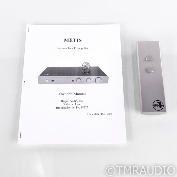 Rogue Audio Metis Magnum Stereo Tube Preamplifier; Remote; MM Phono