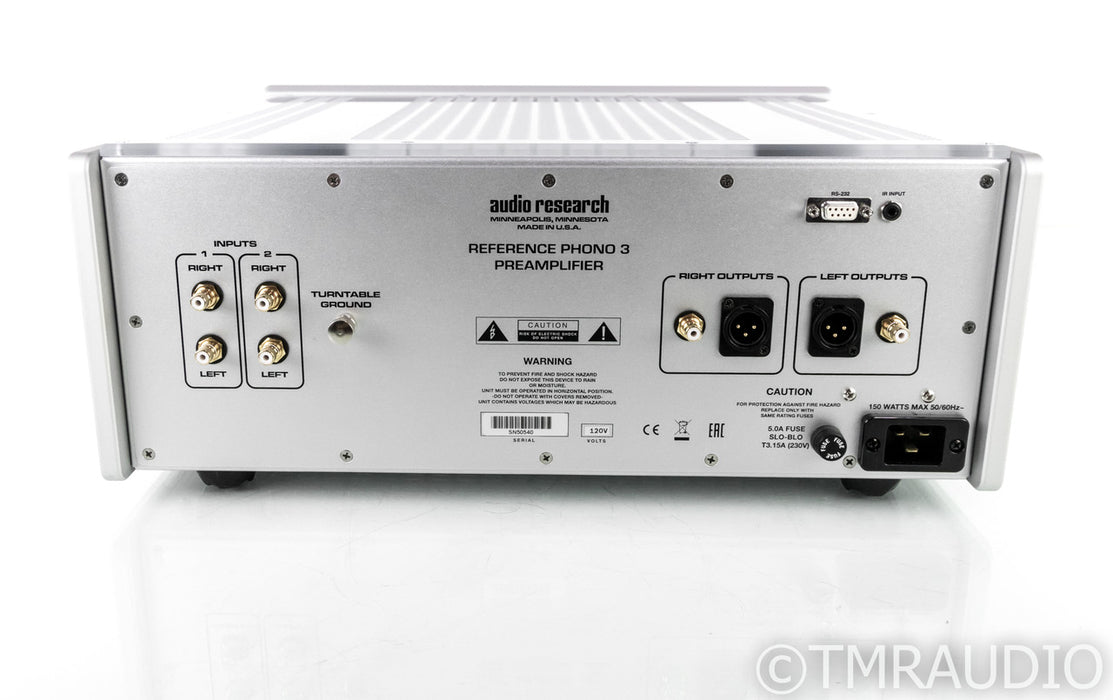 Audio Research Reference Phono 3 MM / MC Tube Phono Preamplifier; Remote