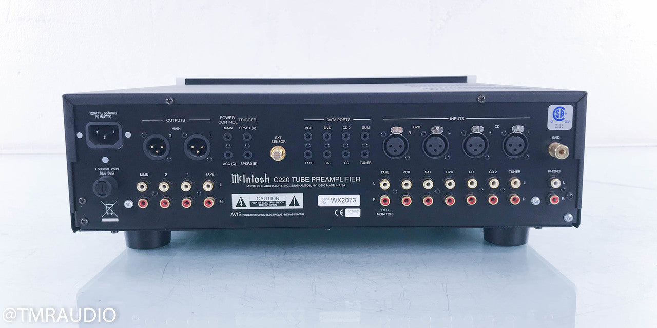 McIntosh C220 Stereo Tube Preamplifier