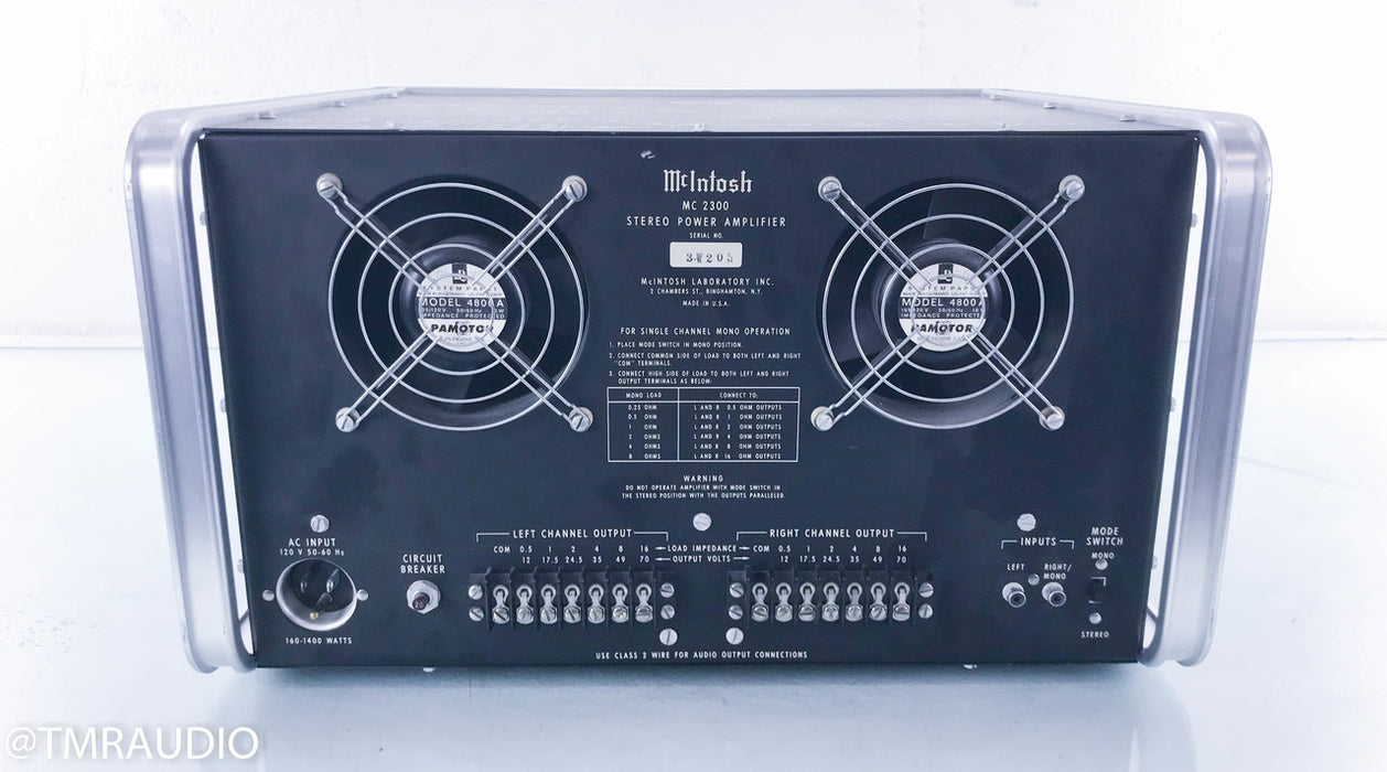 McIntosh MC 2300 Vintage Stereo Power Amplifier