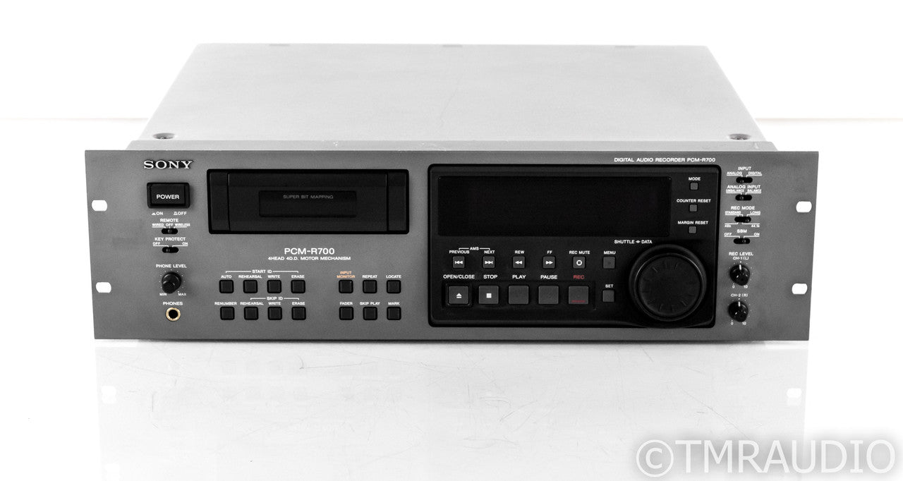 Sony PCM-R700 Vintage Professional DAT Recorder; PCMR700 — The