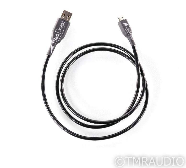 Moon Audio Black Dragon Micro USB Cable; Single 3ft Digital Interconnect