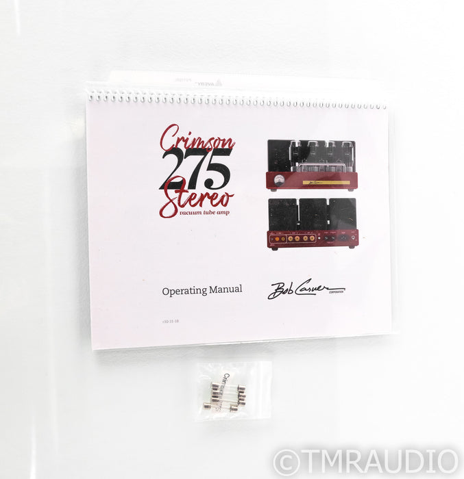 Carver Crimson 275 Stereo Tube Power Amplifier