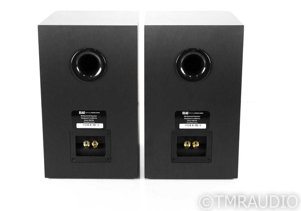 ELAC Debut B6 Bookshelf Speakers; Black Pair
