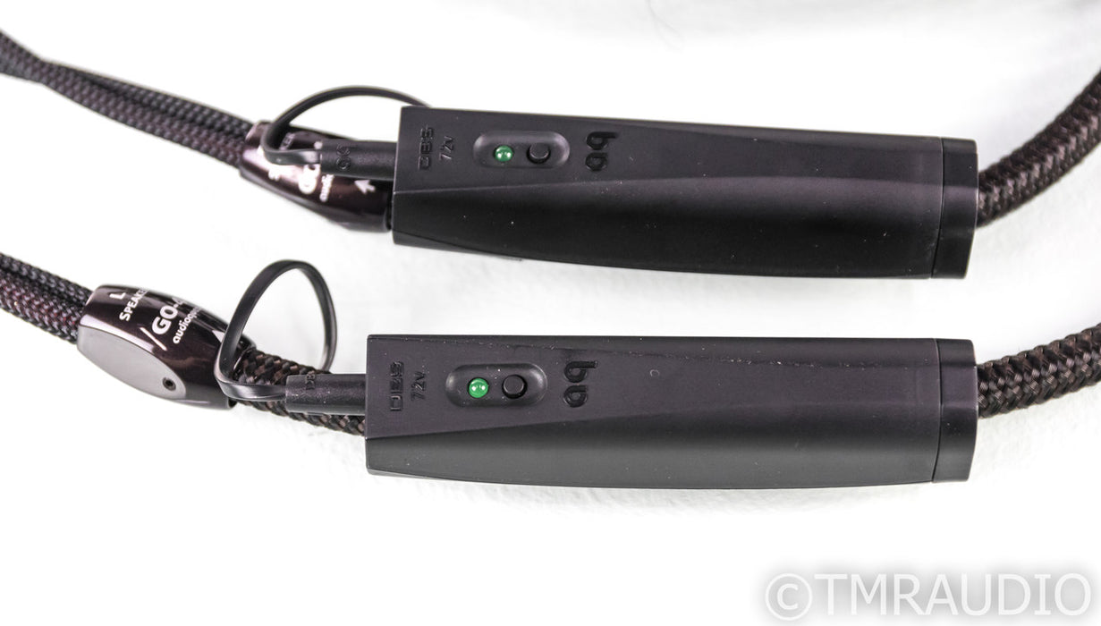 AudioQuest GO-4 Speaker Cables; 18ft Pair; Silver Plated; 72v DBS